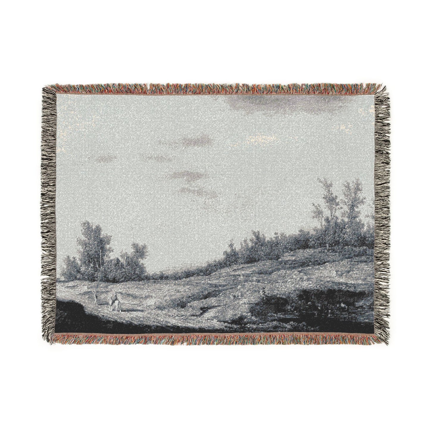 Aelbert Cuyp (1620 - 1691) - Spring landscape - 861G - Gemäldegalerie | Woven Tapestry Blanket