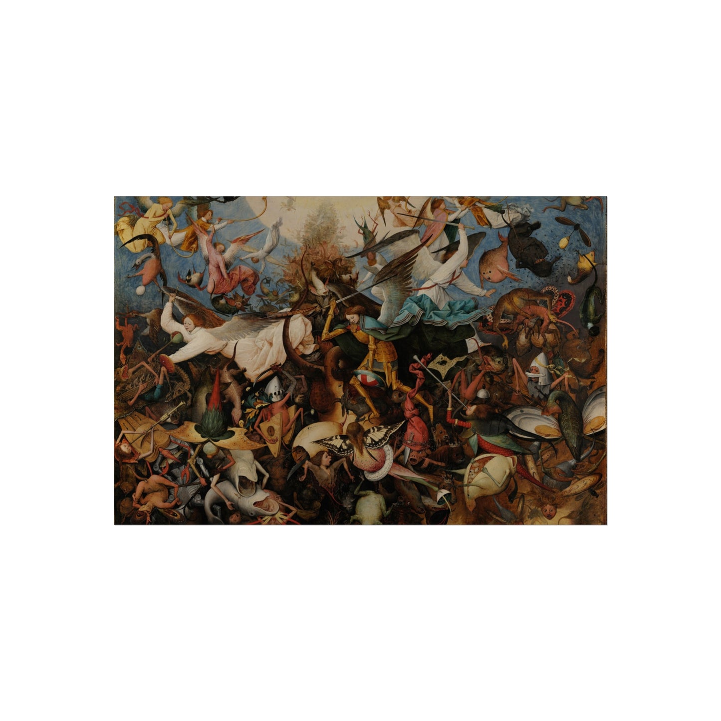 Pieter Bruegel the Elder - The Fall of the Rebel Angels - Google Art Project | Fine Art Poster