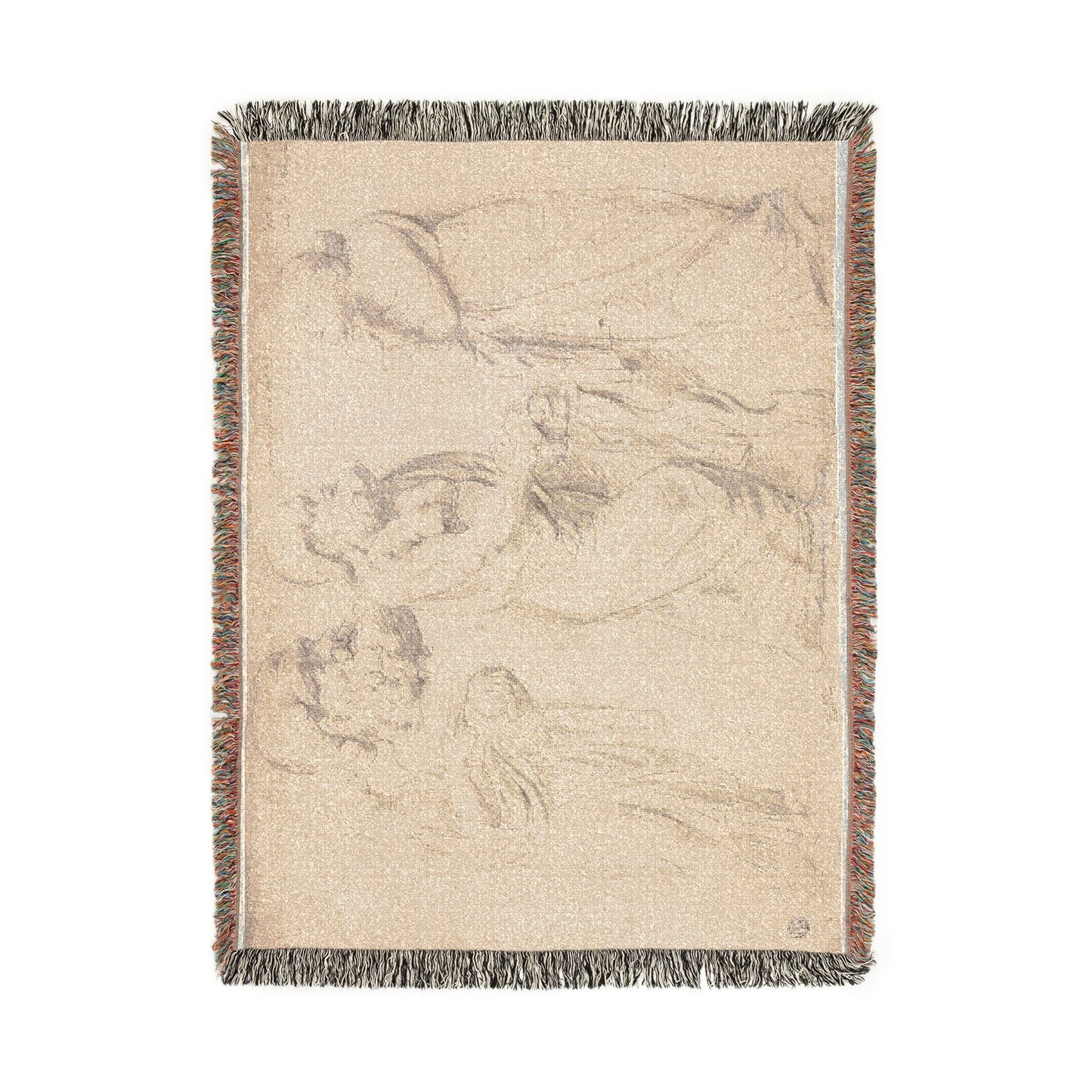 Peter Paul Rubens - Studies of a Roman Sarcophagus | Woven Tapestry Blanket