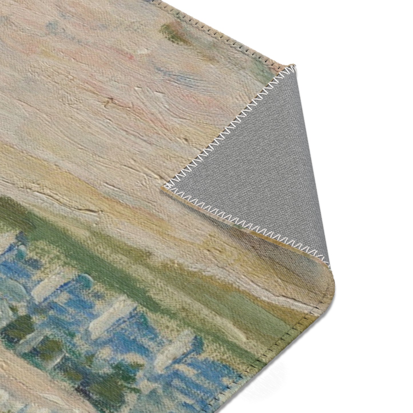 Alfred Sisley - Watering Place at Marly | Area Rug