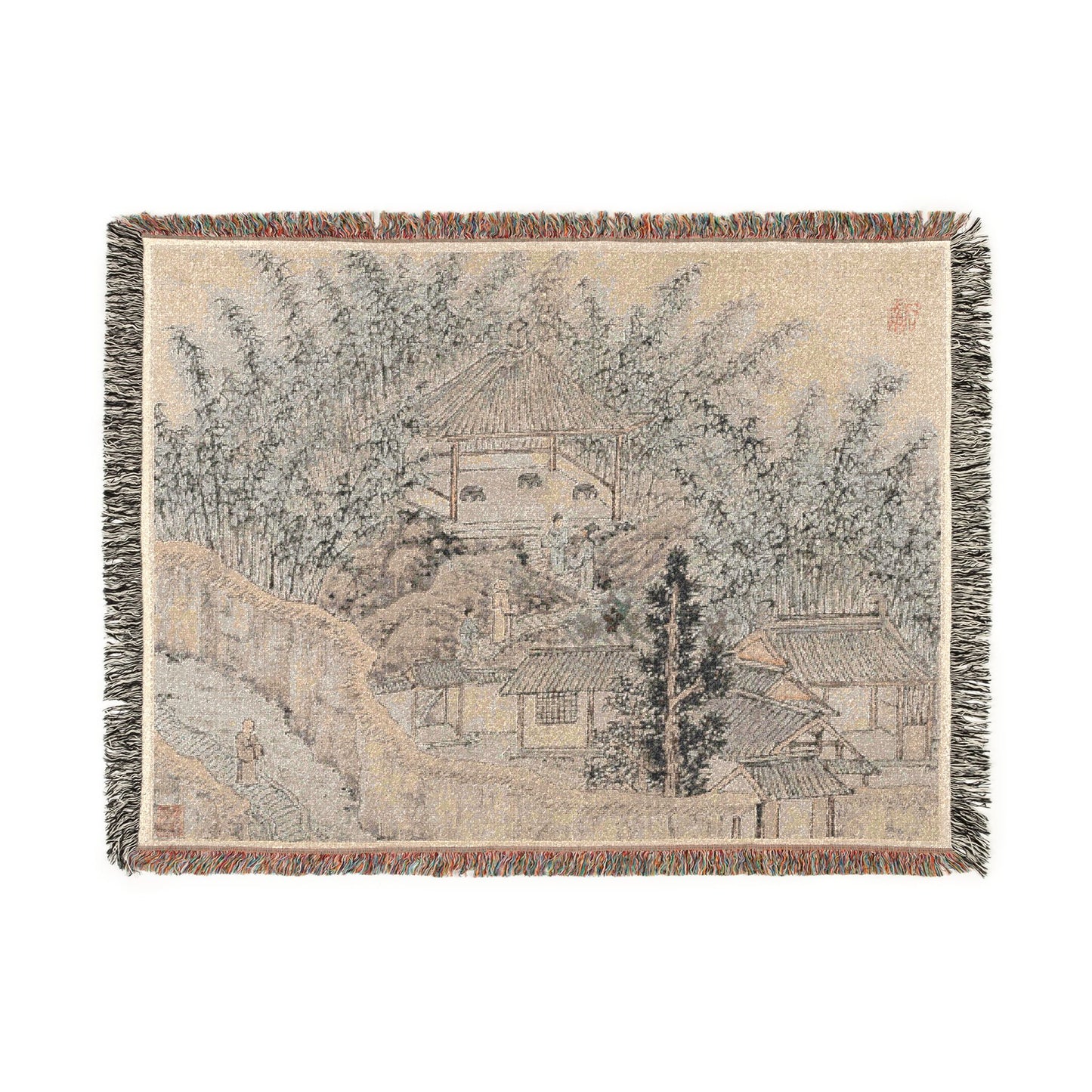 105_bamboo-pavilion-tiger-hill | Woven Tapestry Blanket