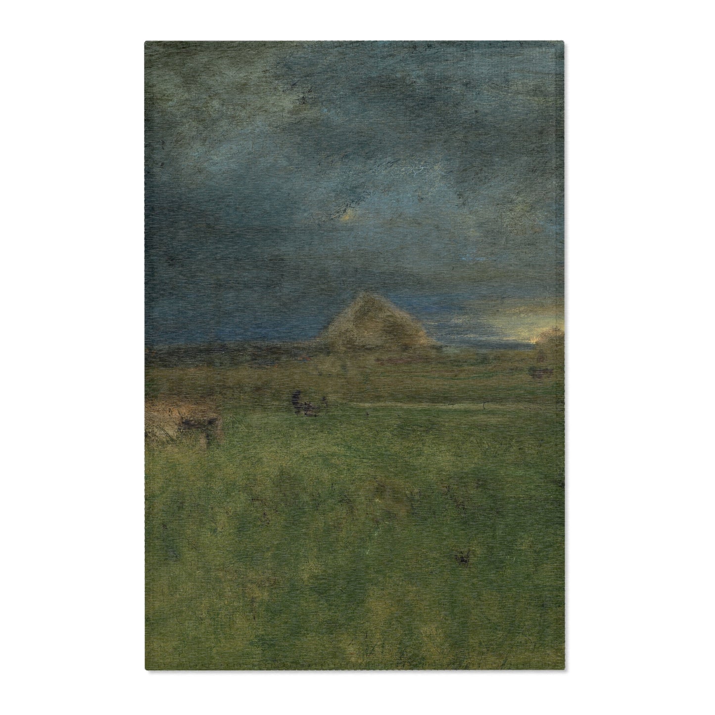 George Inness - The Lonely Farm, Nantucket | Area Rug