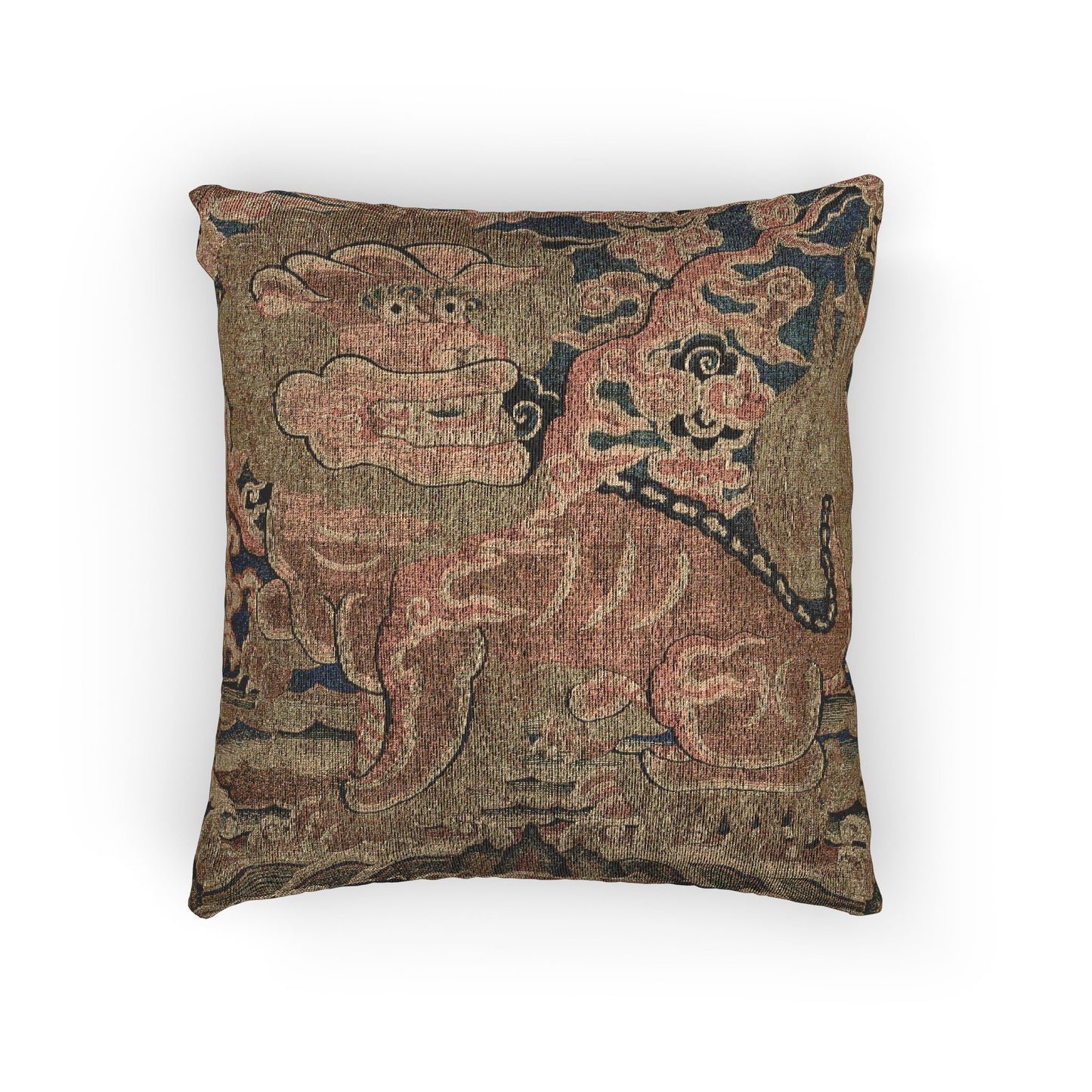 153_rank-badge-with-lion-ming-kesi | Woven Pillow