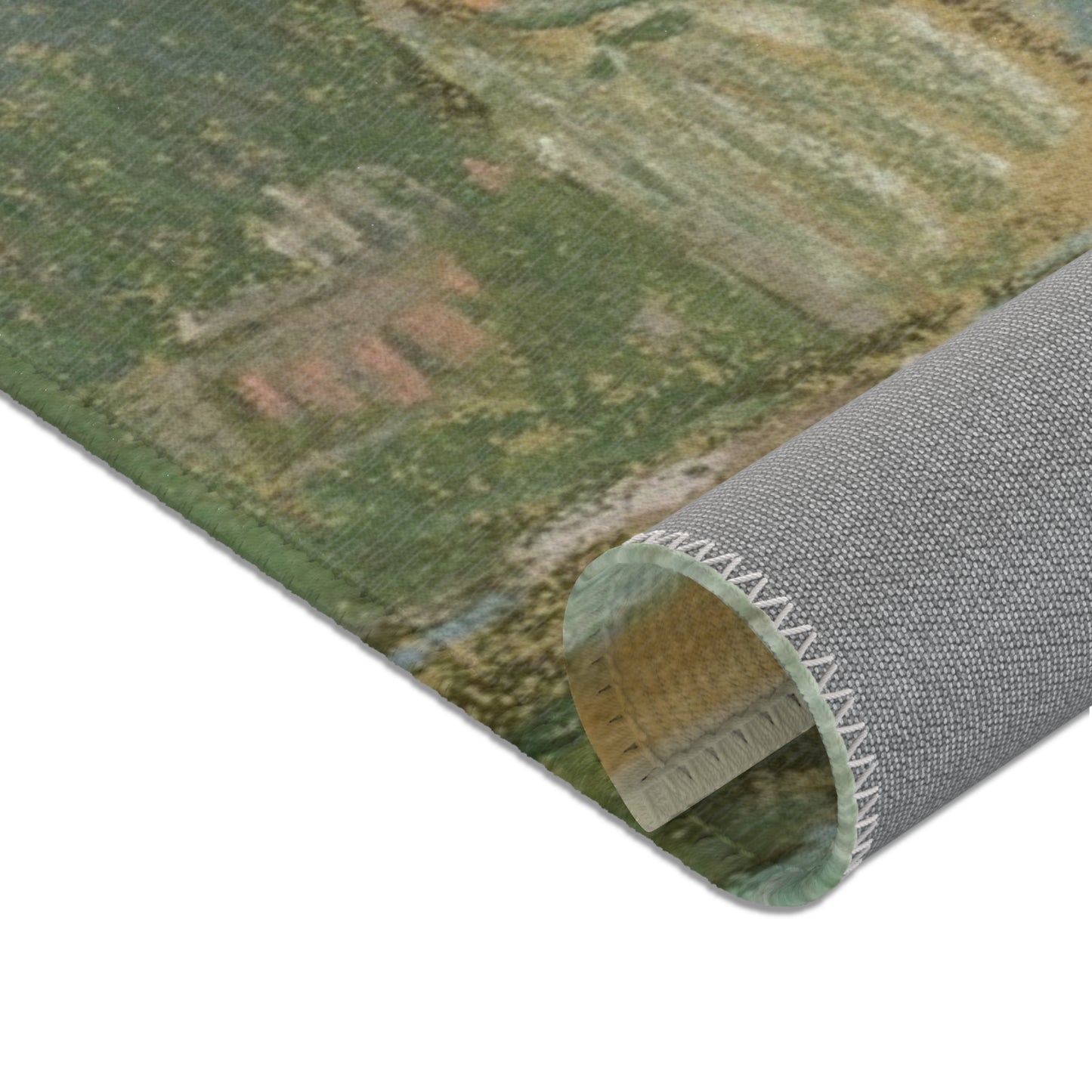 Alfred Sisley - A Corner of Moret-sur-Loing | Area Rug