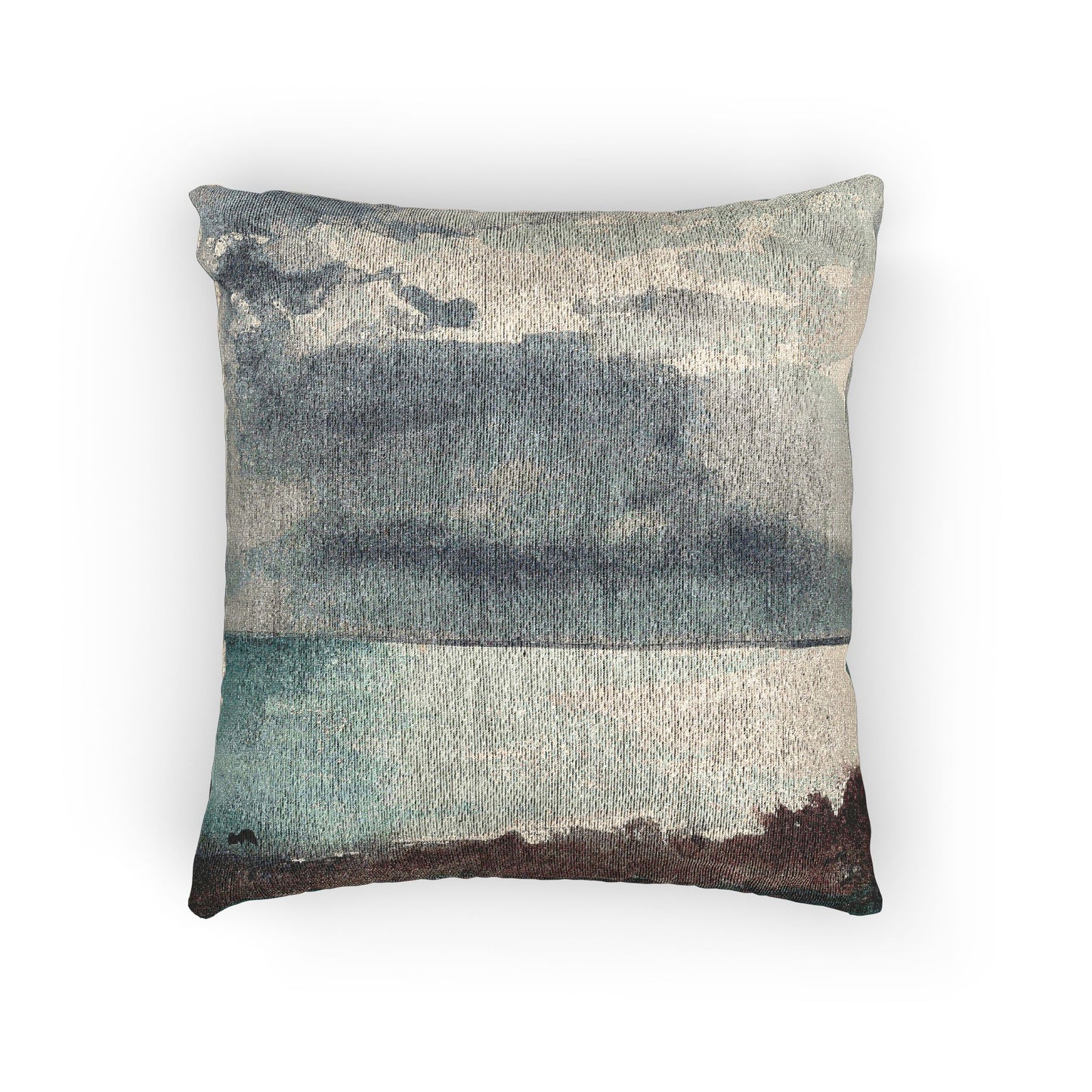 Winslow Homer - Breaking Storm, Coast of Maine | Woven Pillow