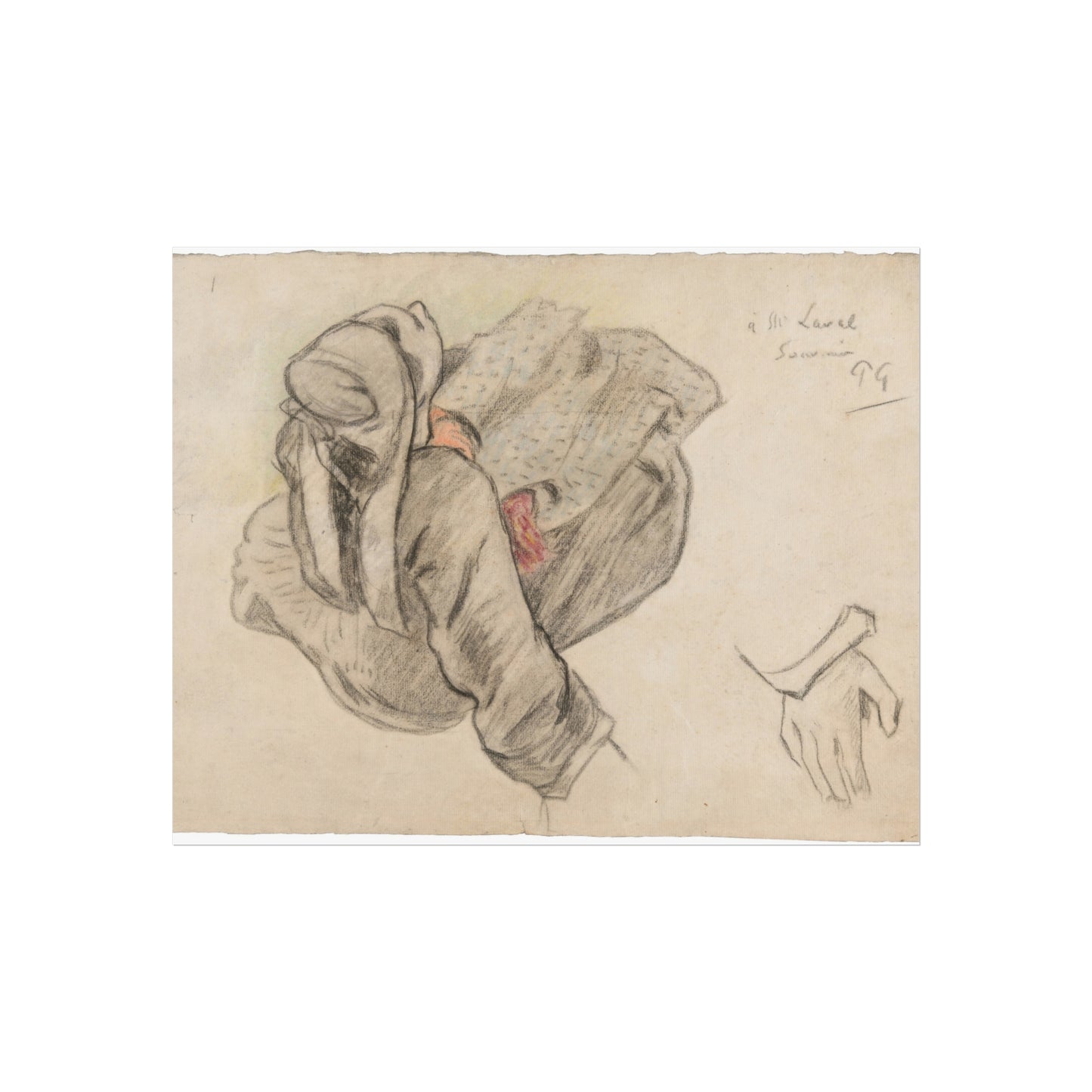 Paul Gauguin - Seated Breton Woman | Fine Art Poster