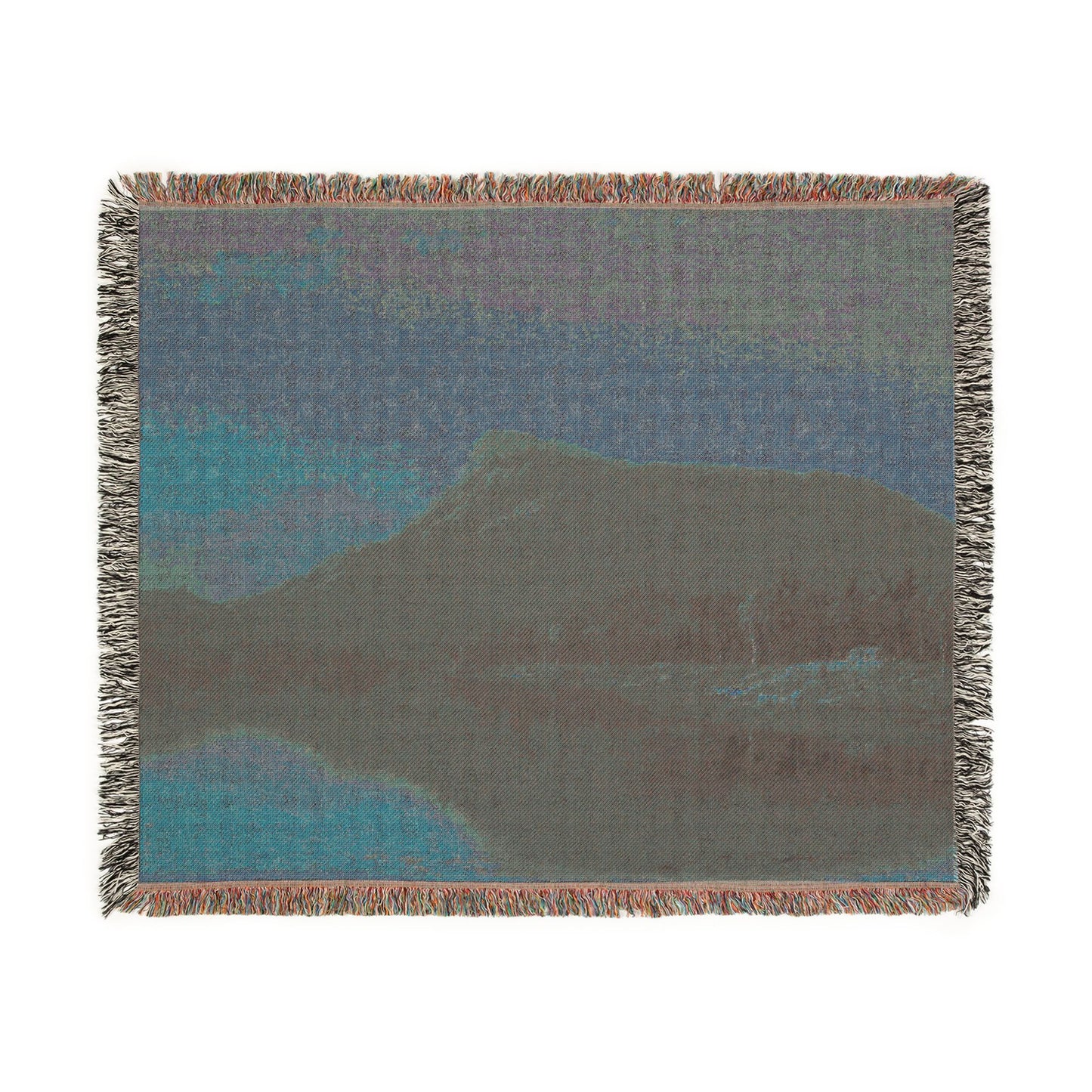 A Home in the Wilderness Woven Throw Blanket