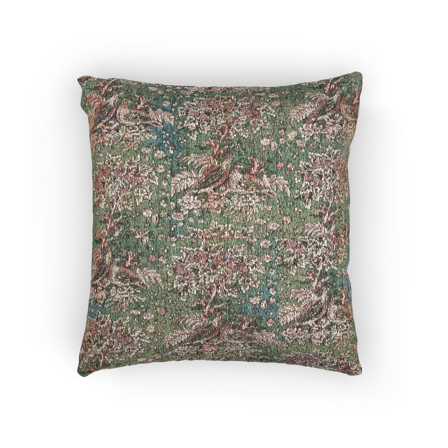 018_plum-trees-and-pheasants-furnishing-fabric | Woven Pillow