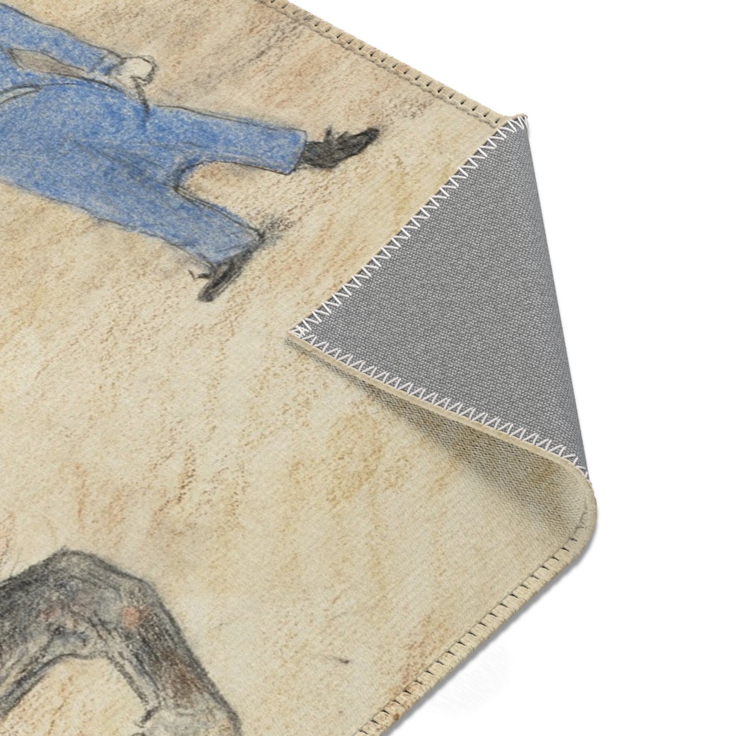 Henri de Toulouse-Lautrec - At the Circus Work in the Ring | Area Rug