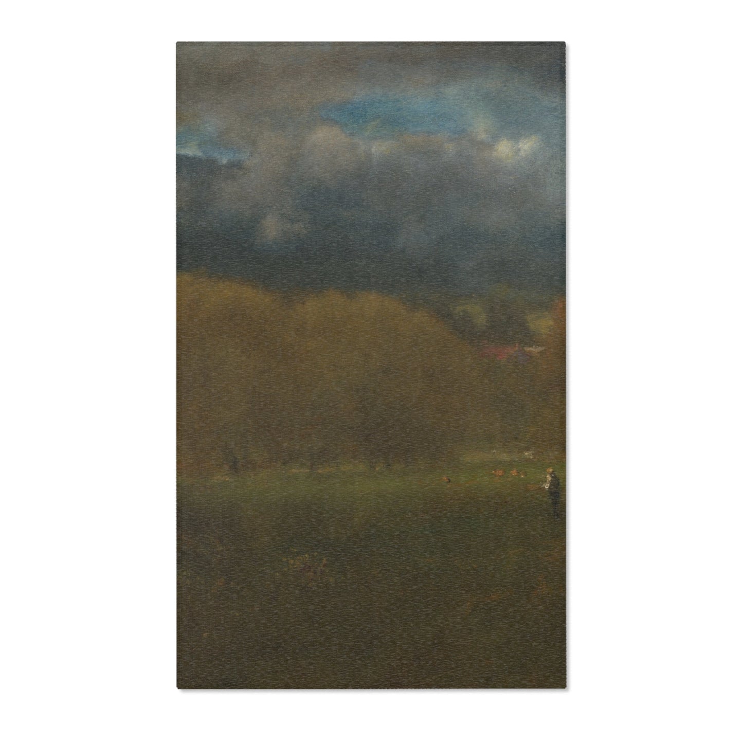 George Inness - Sunlit Valley | Area Rug