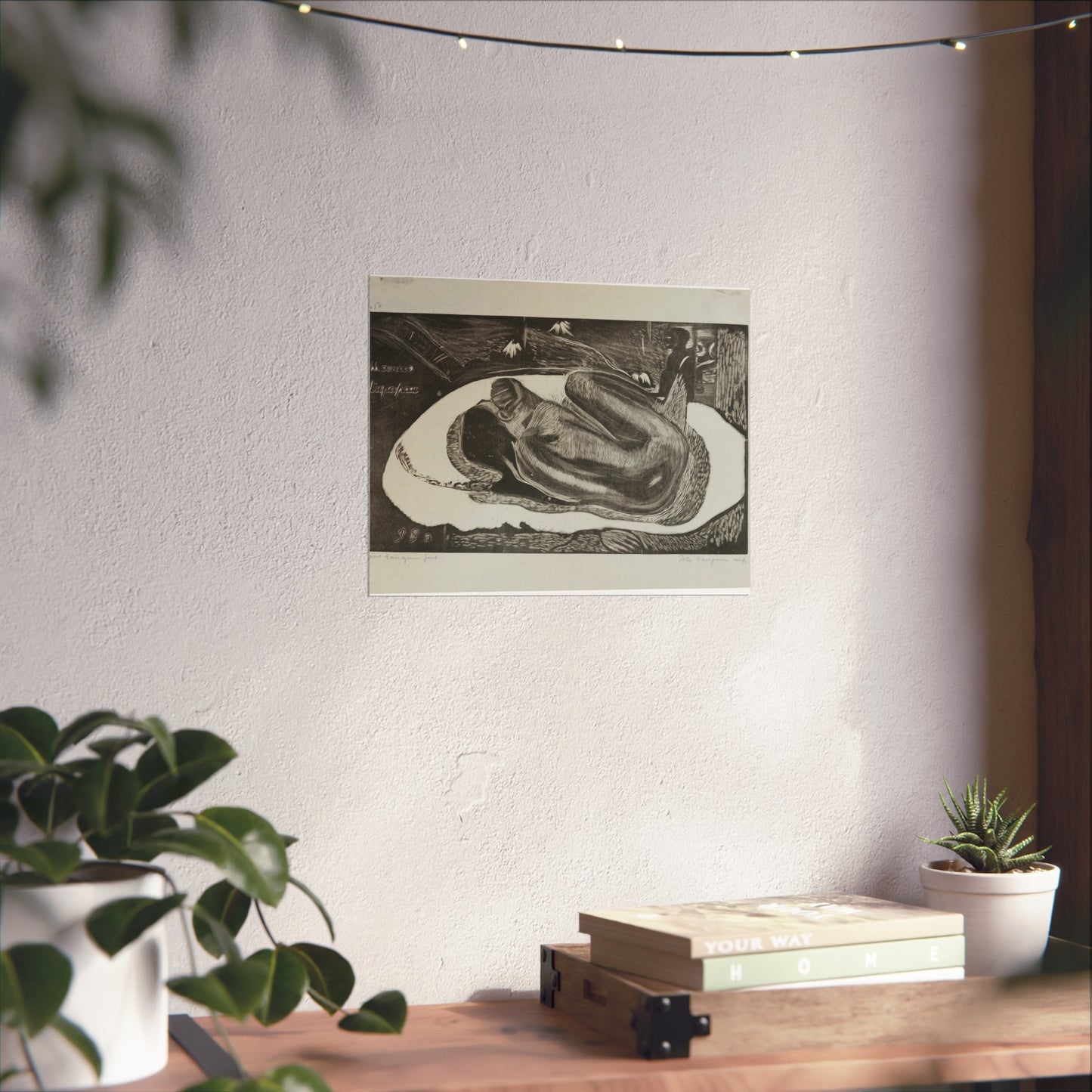 Paul Gauguin - Manao tupapau (She Thinks of the Ghost or The Ghost Thinks of Her), from the Noa Noa Suite | Fine Art Poster