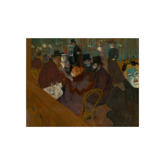 At the Moulin Rouge — Henri de Toulouse-Lautrec Fine Art Poster