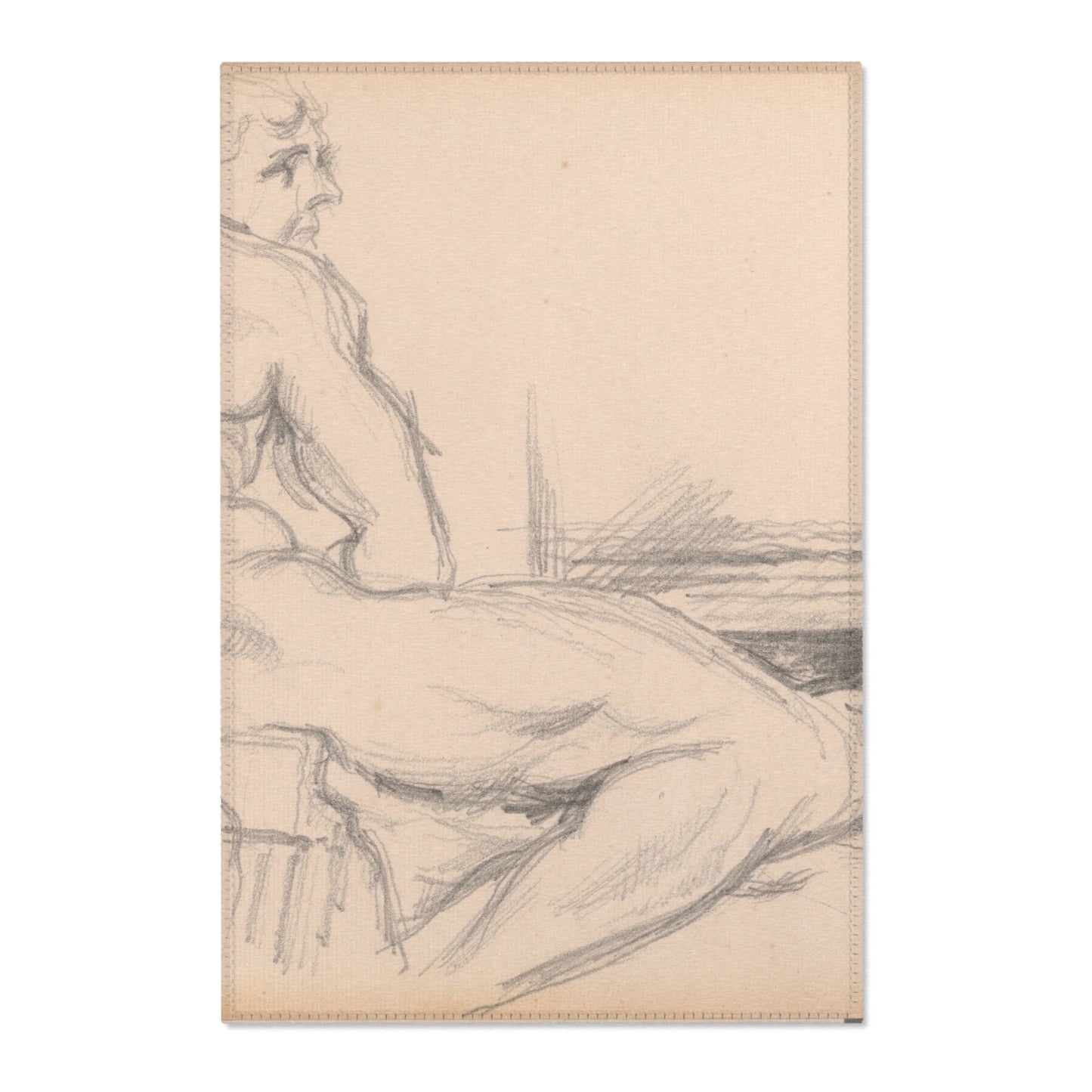 Paul Cezanne - Hercules Resting | Area Rug