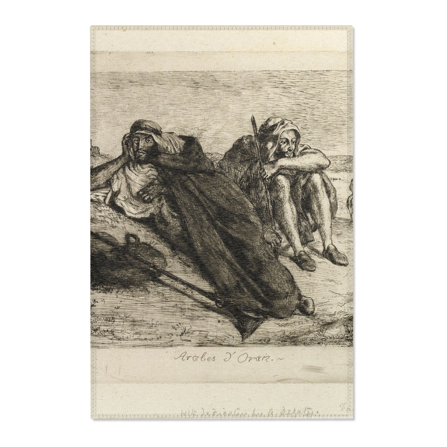 Eugène Delacroix - Arabs of Oran | Area Rug