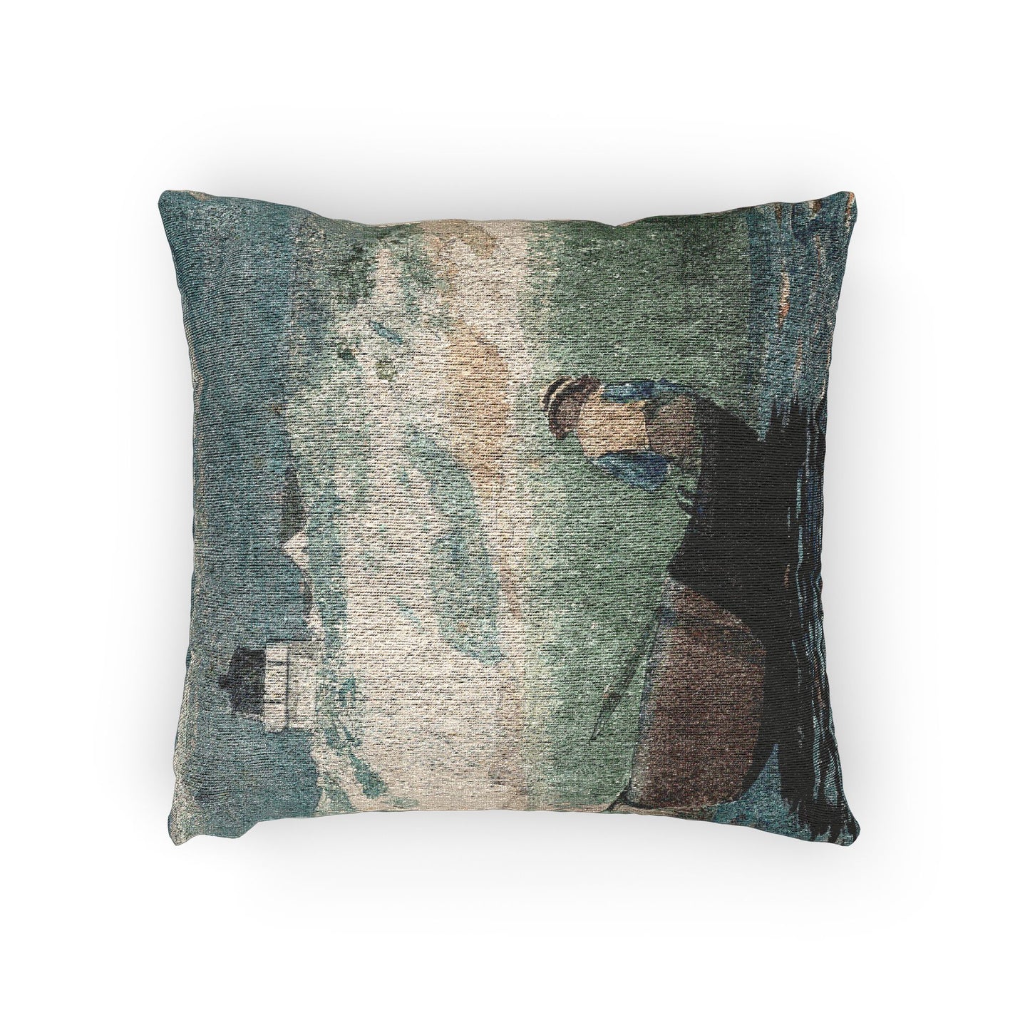 Winslow Homer - Boy in Boat, Gloucester | Woven Pillow