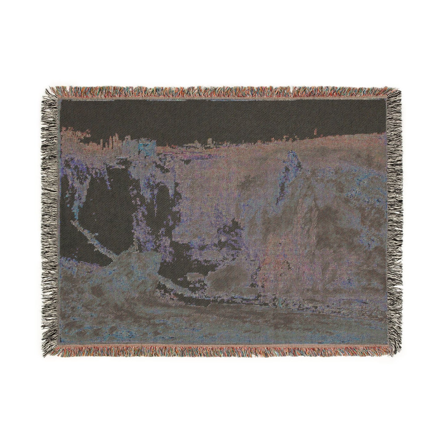 Louis Gabriel Moreau - Waterfall | Woven Tapestry Blanket