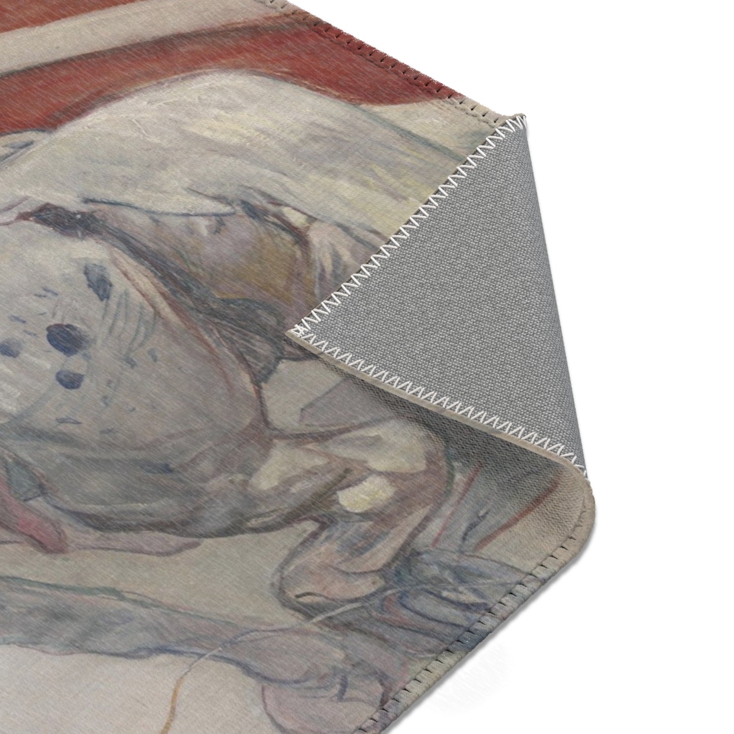 Henri de Toulouse-Lautrec - Equestrienne (At the Cirque Fernando) | Area Rug