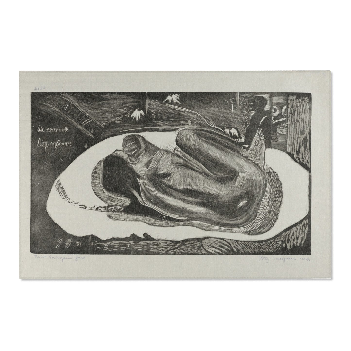 Paul Gauguin - Manao tupapau (She Thinks of the Ghost or The Ghost Thinks of Her), from the Noa Noa Suite | Area Rug
