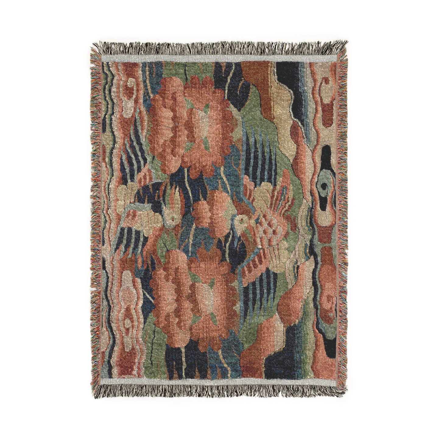 129_rank-badge-buzi | Woven Tapestry Blanket