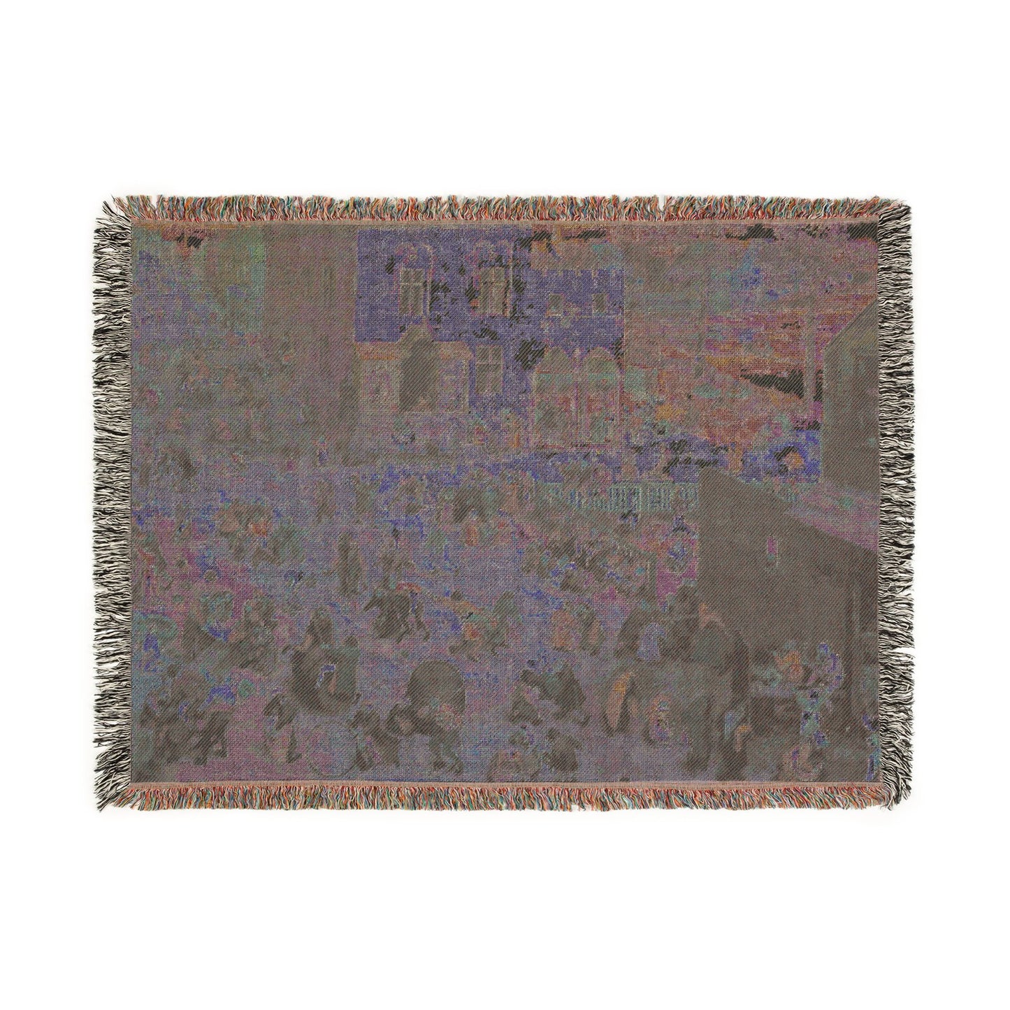 -2022-02-07 Children's Games, Pieter Bruegel the Elder, West Street, Cromer, Norfolk | Woven Tapestry Blanket
