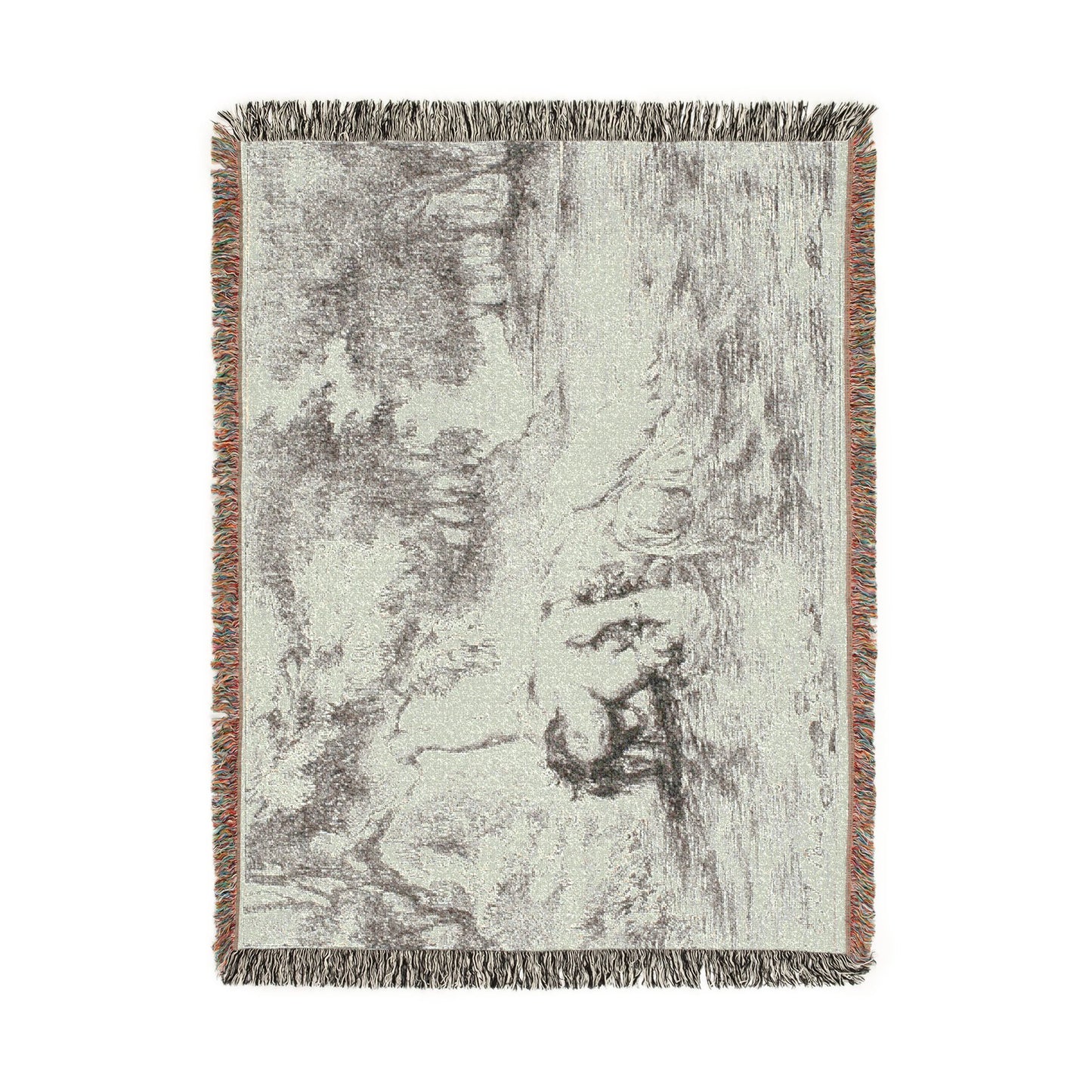 Eugène Delacroix - Ophelia's Death | Woven Tapestry Blanket
