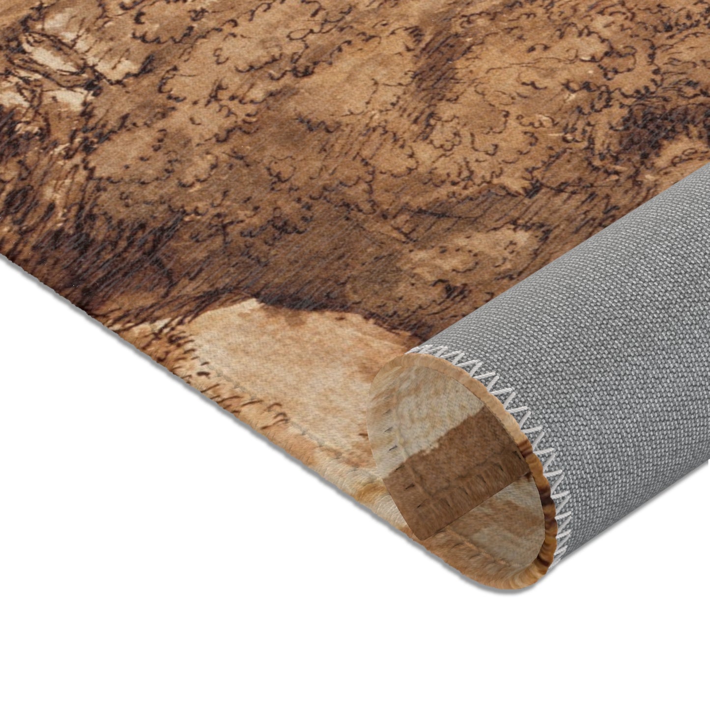 Claude Lorrain - A Rocky Hillside | Area Rug