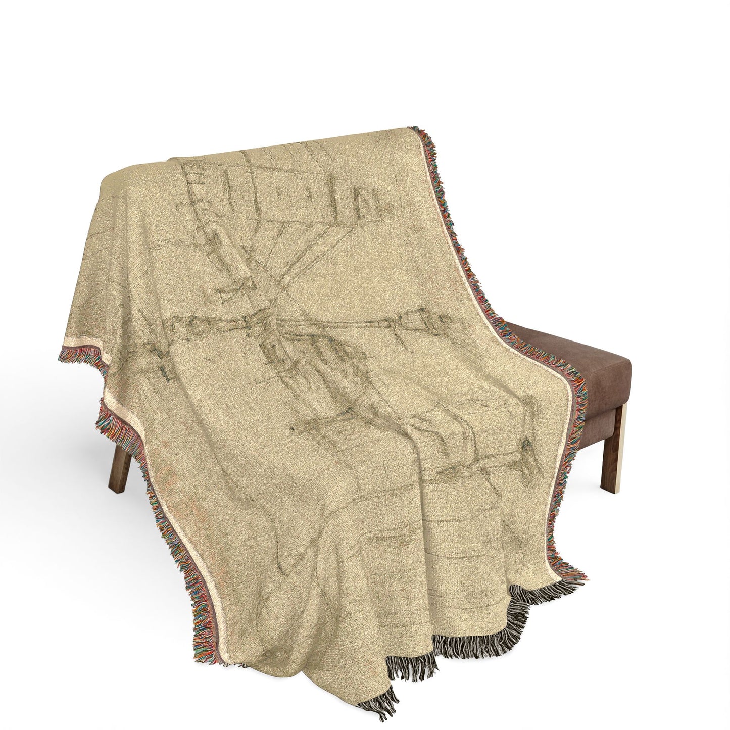Gustave Caillebotte - Study for Paris Street; Rainy Day | Woven Tapestry Blanket