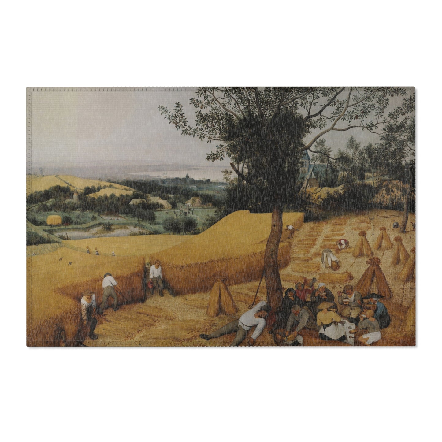 Pieter Bruegel the Elder- The Harvesters - Google Art Project | Area Rug