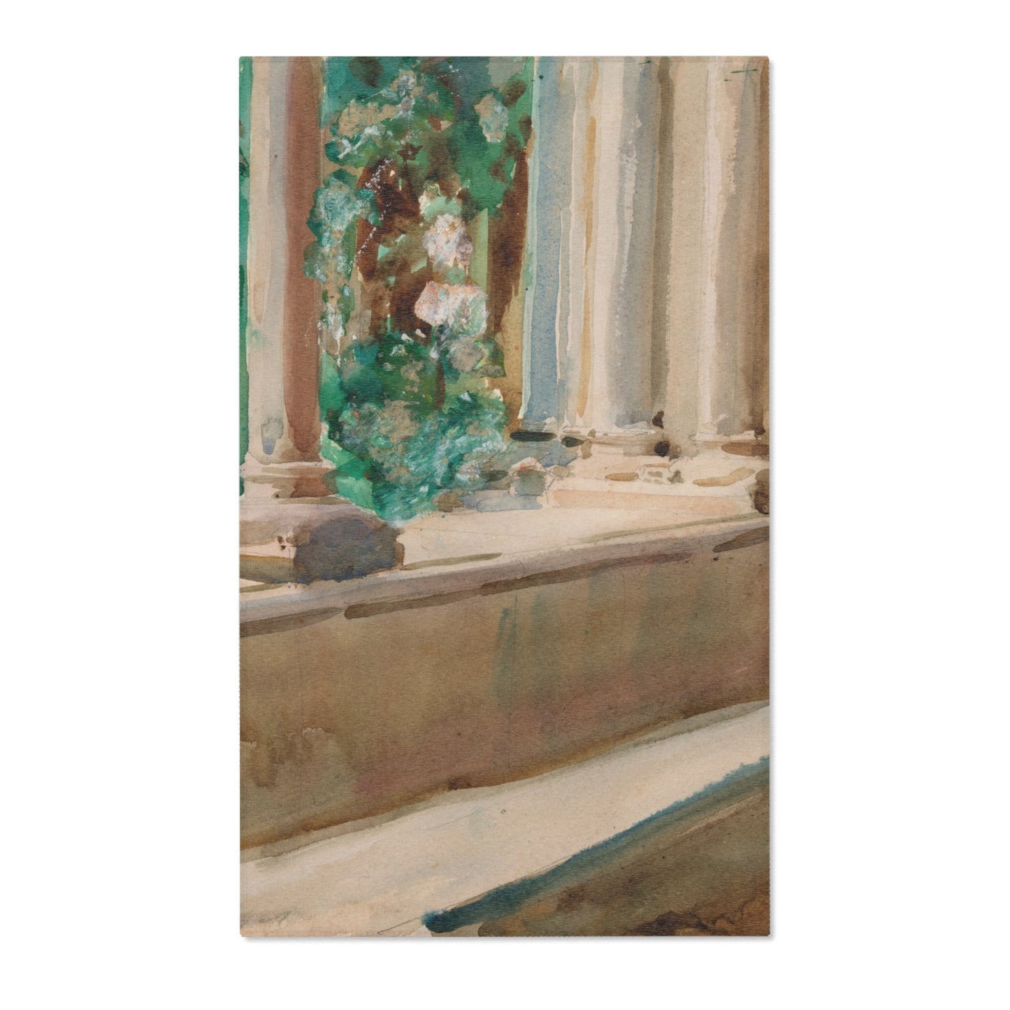John Singer Sargent - Tarragona Terrace and Garden | Area Rug