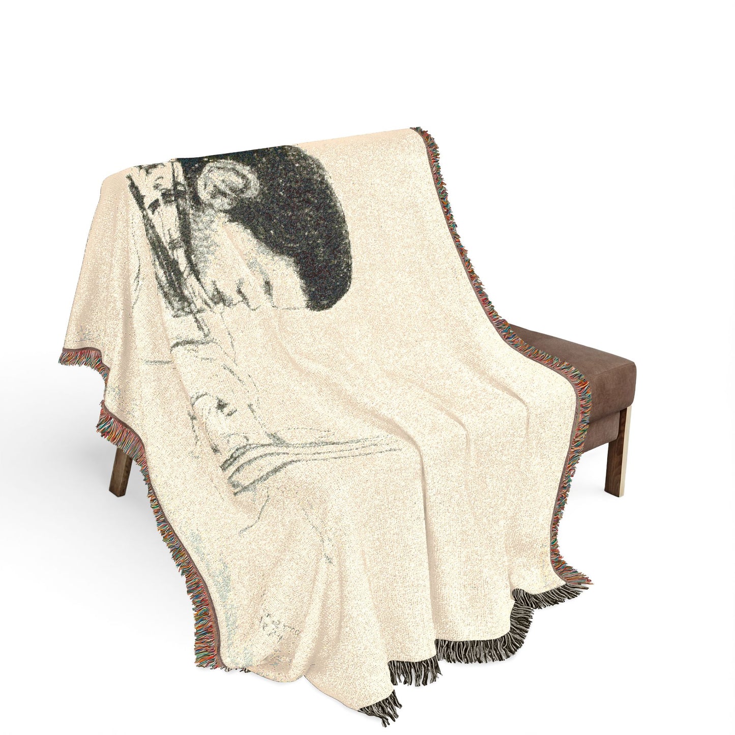 Camille Pissarro - Portrait Lucien Pissarro | Tapestry Blanket