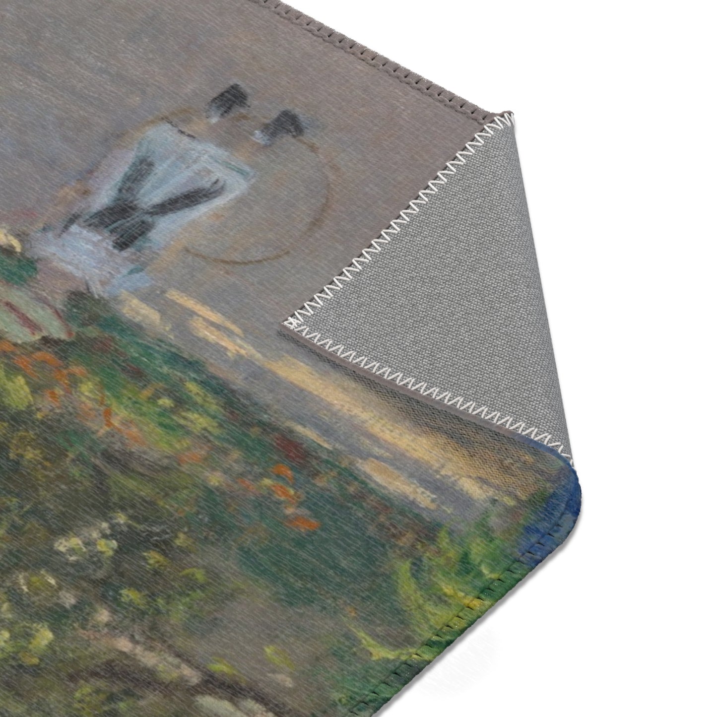 Claude Monet - The Artist's House at Argenteuil | Area Rug
