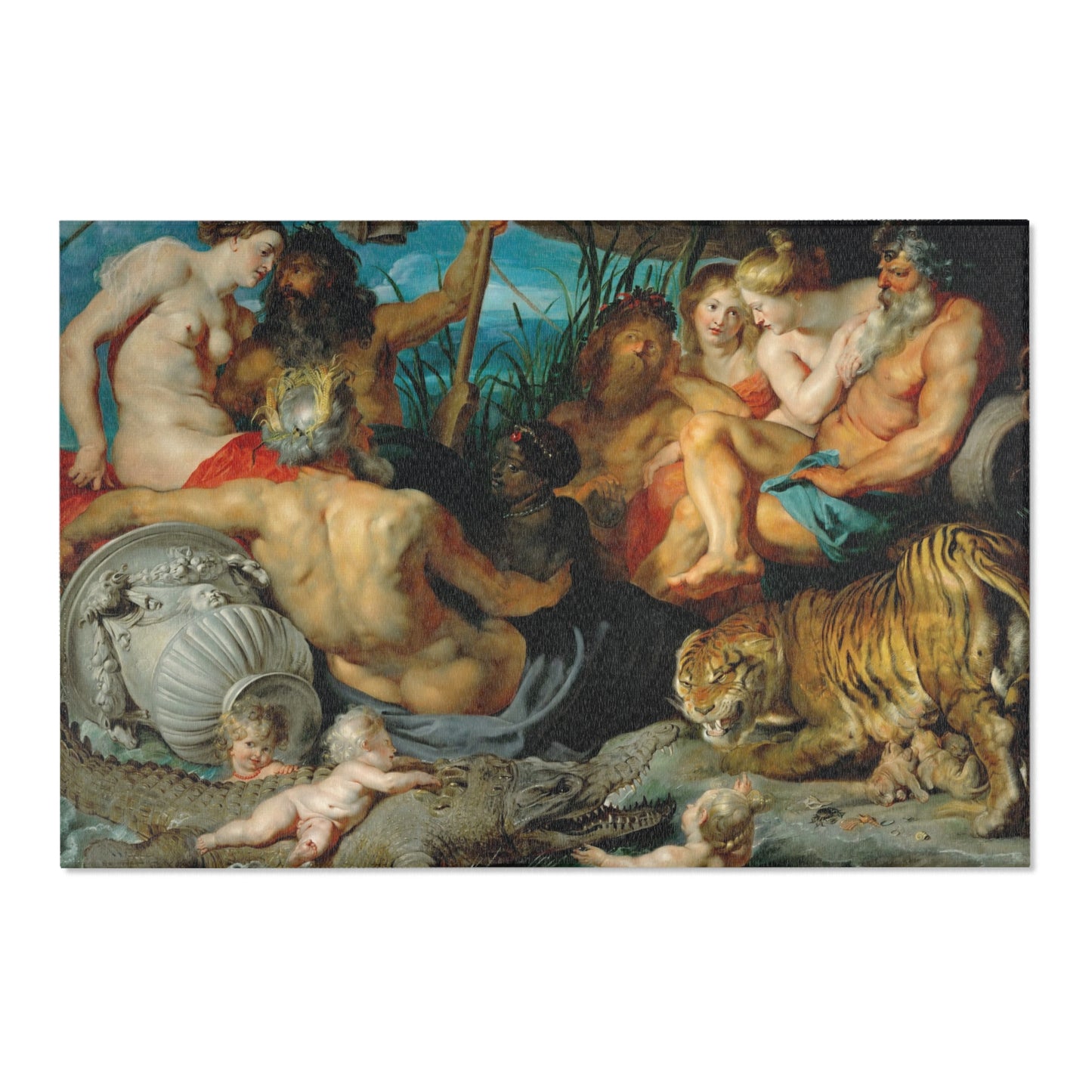 Peter Paul Rubens - The Four Continents | Area Rug