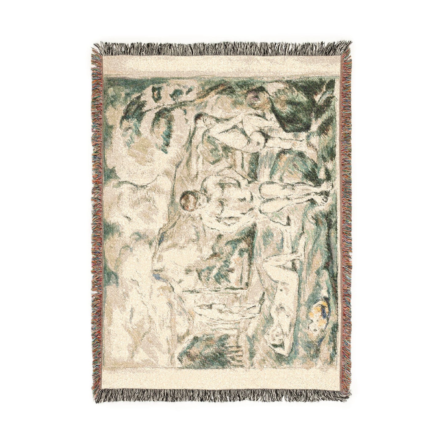 Paul Cezanne - Large Bathers | Woven Tapestry Blanket