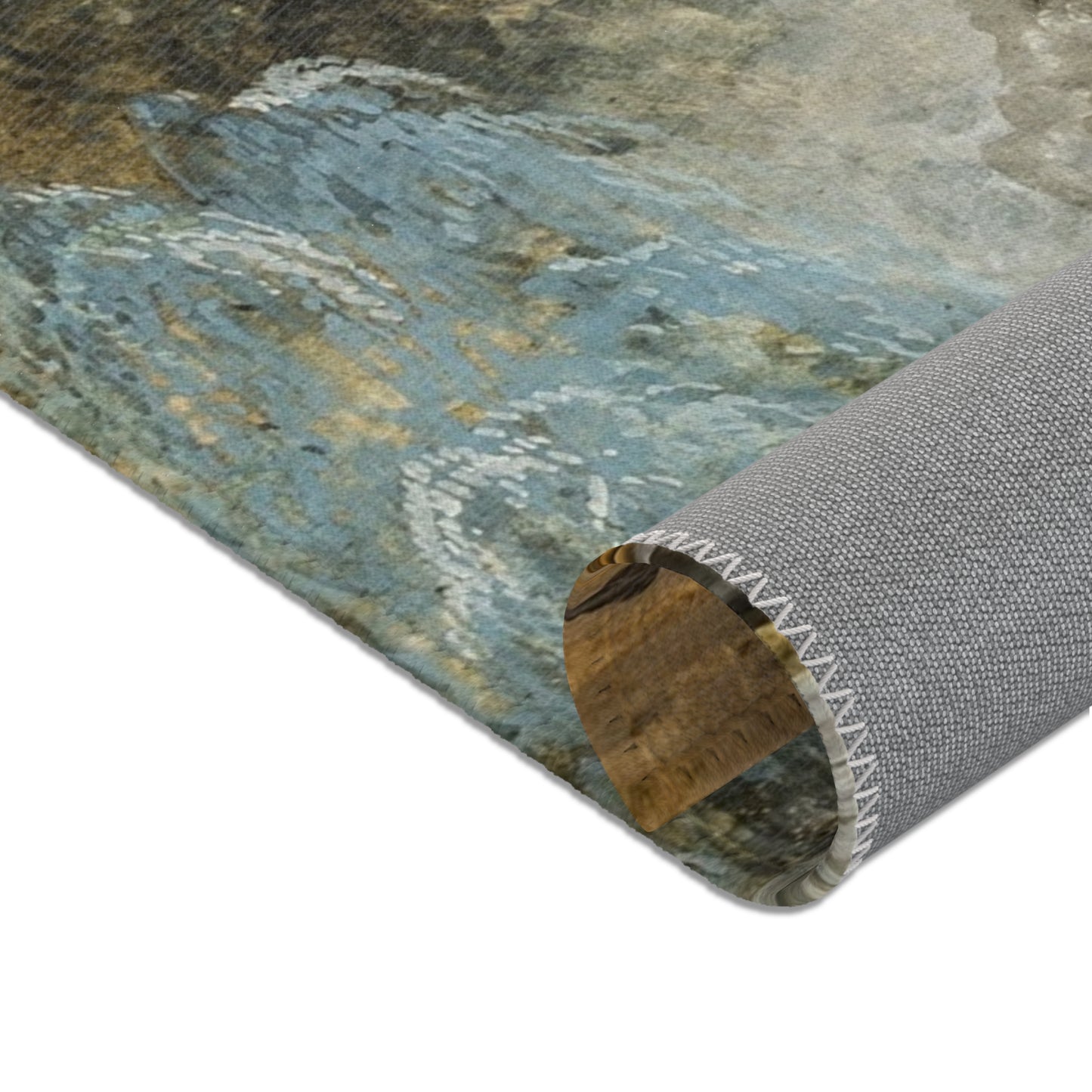 Louis Gabriel Moreau - Waterfall | Area Rug