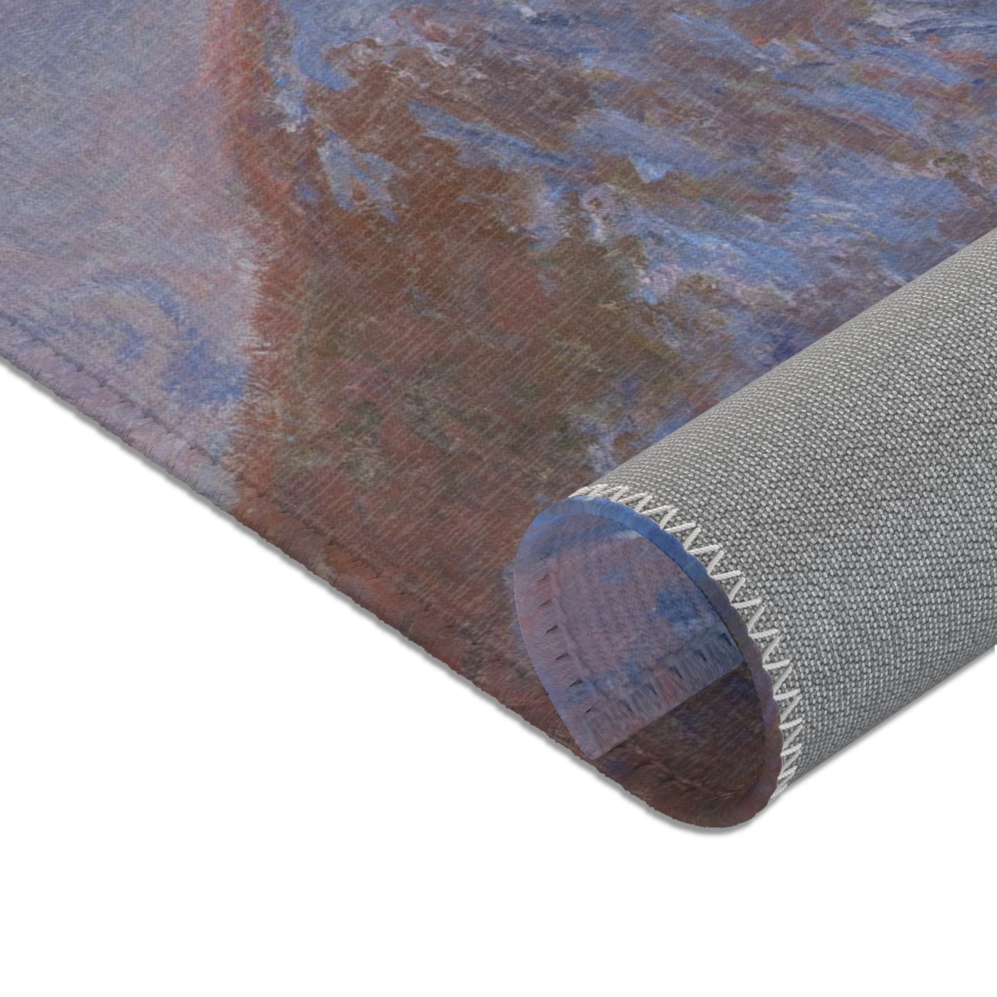 Claude Monet - Stacks of Wheat (Sunset, Snow Effect) | Area Rug