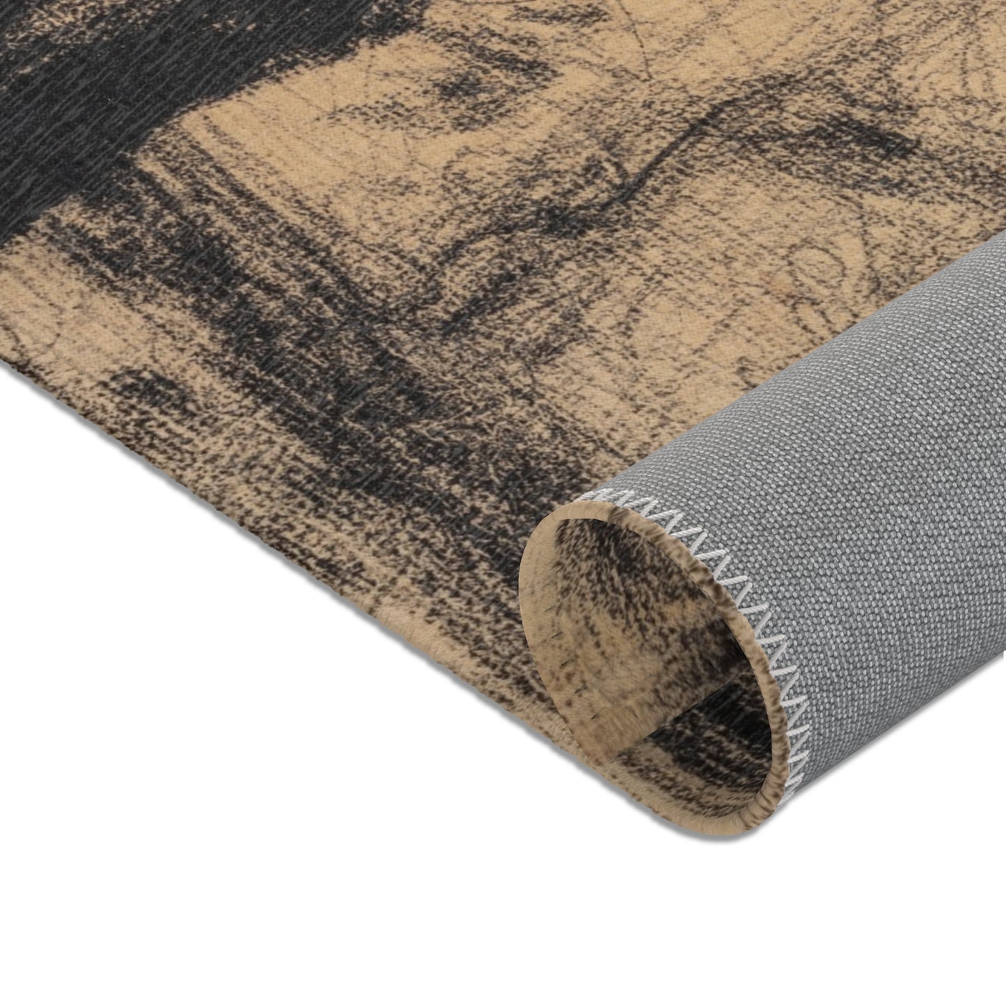 Georges Seurat - The Zone (Outside the City Walls) | Area Rug