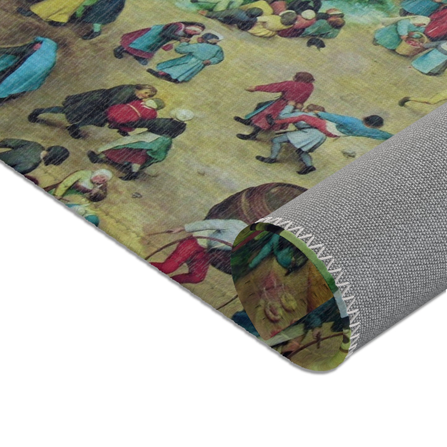 -2022-02-07 Children's Games, Pieter Bruegel the Elder, West Street, Cromer, Norfolk | Area Rug