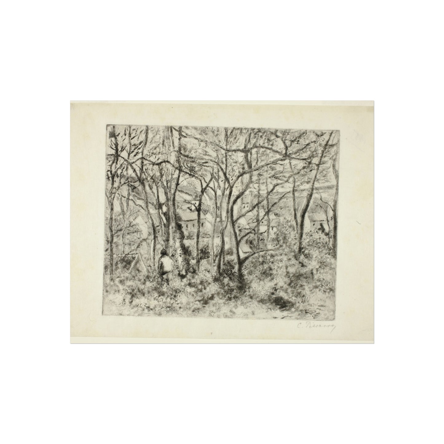 Camille Pissarro - Woodlands at the Hermitage | Fine Art Poster