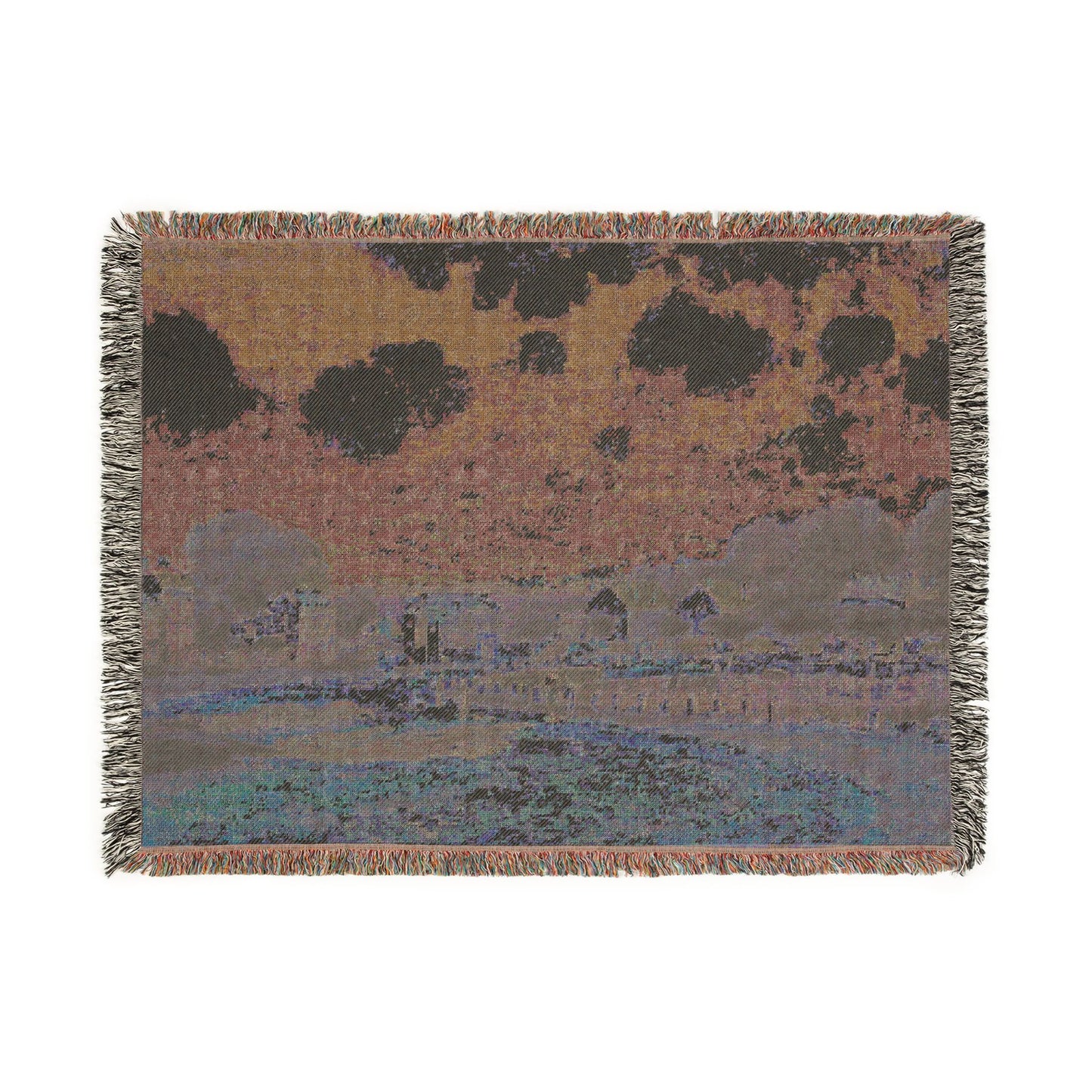 Alfred Sisley - Watering Place at Marly | Woven Tapestry Blanket