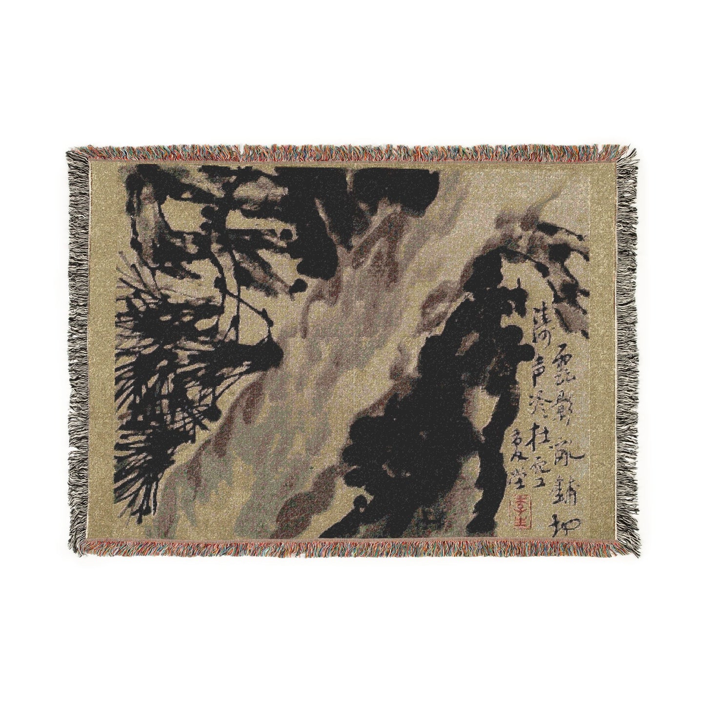 030_birds-flowers-and-insects | Woven Tapestry Blanket