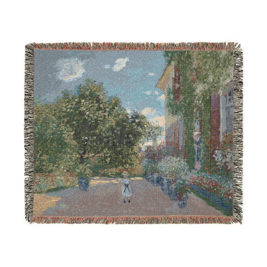 The Artist's House at Argenteuil — Monet Tapestry Blanket