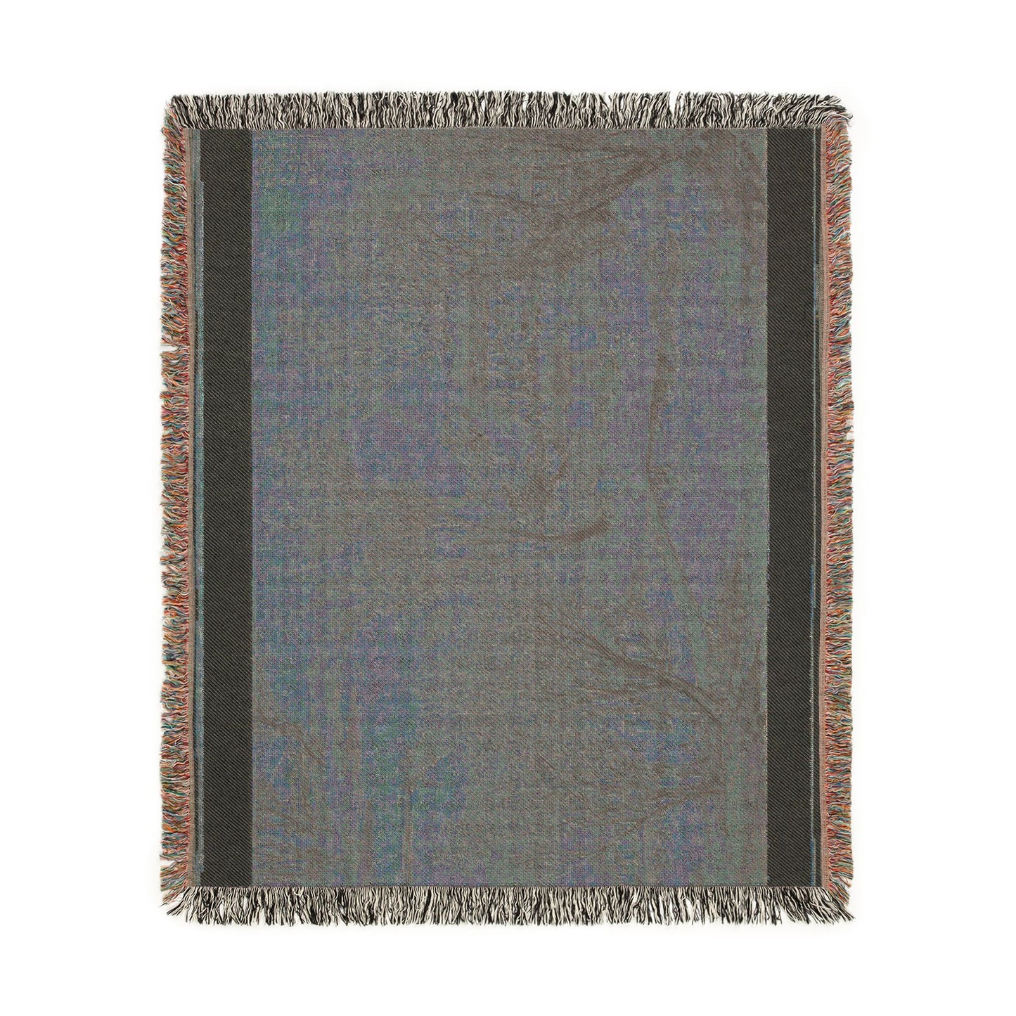 115_new-year-s-day-in-a-village-at-stone-lake | Woven Tapestry Blanket