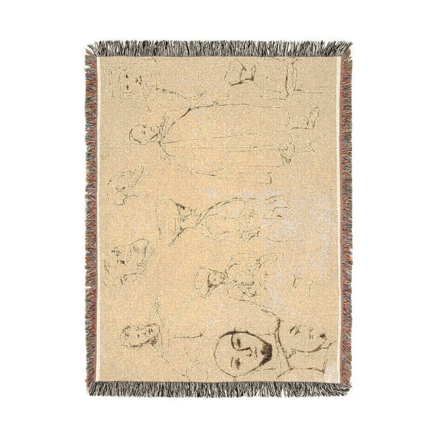 Eugène Delacroix - Sketches of Algerian Men | Tapestry Blanket