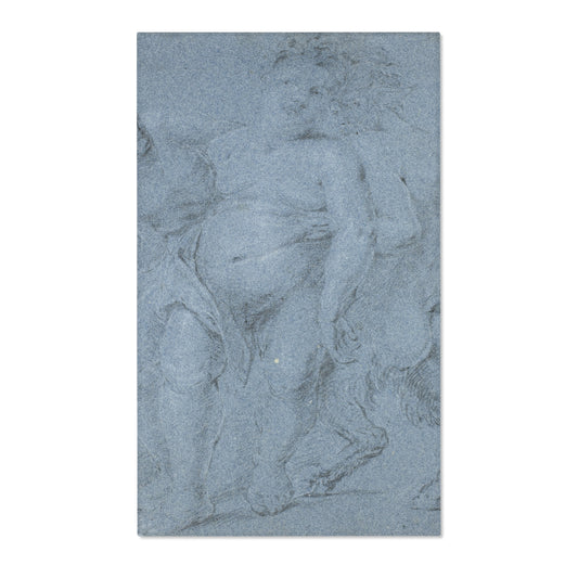 Silenus Supported by Two Satyrs — Rubens Area Rug