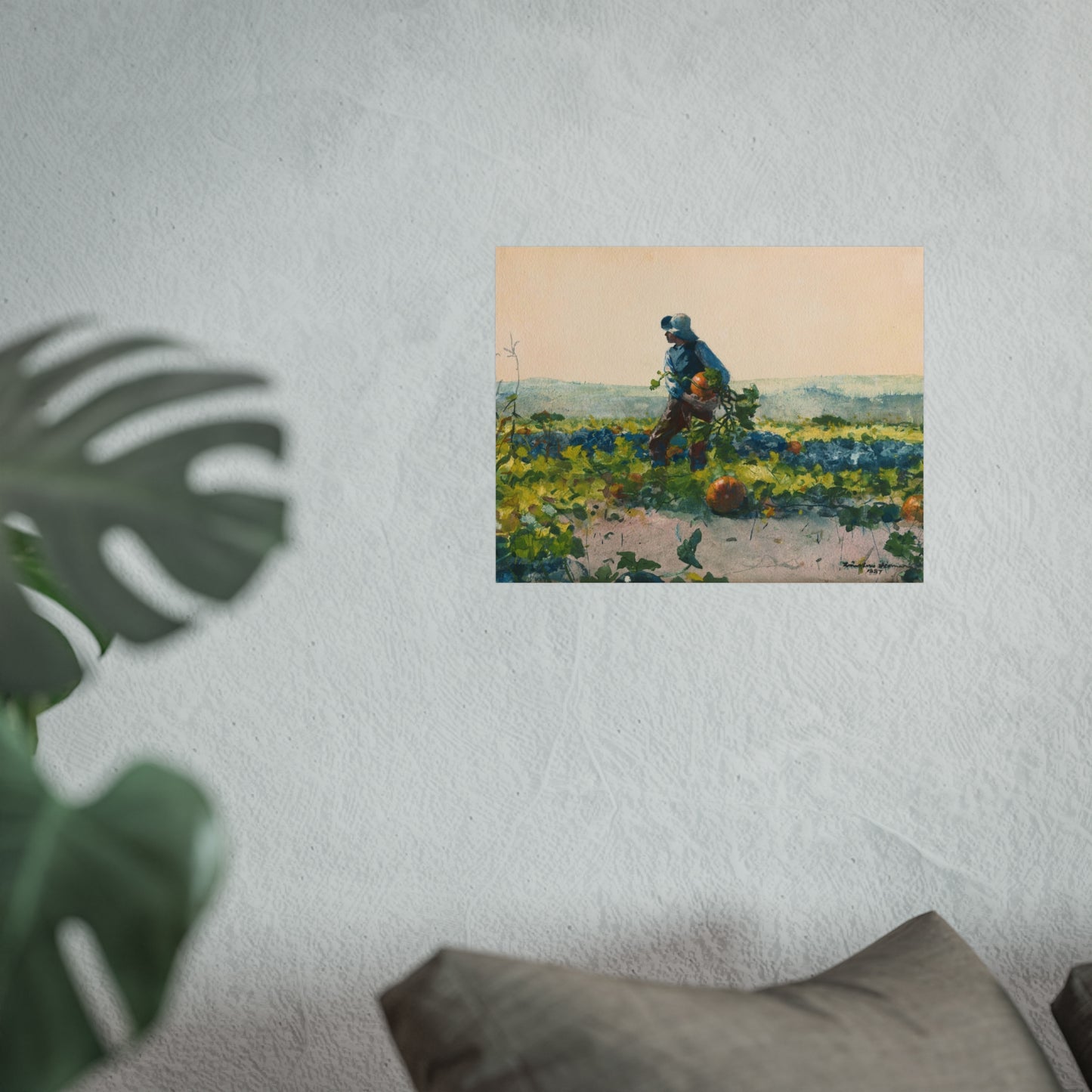 Winslow Homer - For to Be a Farmer's Boy | Fine Art Poster