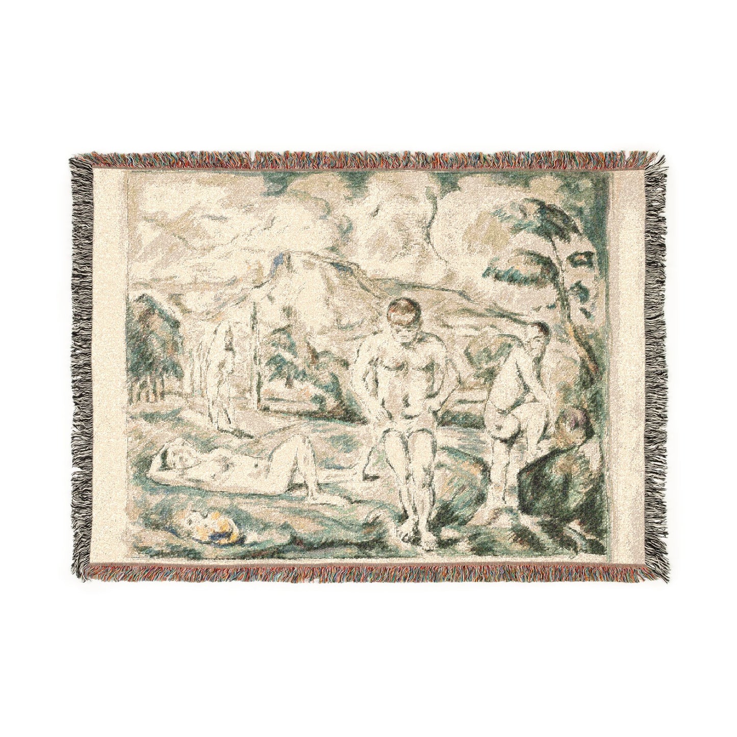 Paul Cezanne - Large Bathers | Woven Tapestry Blanket