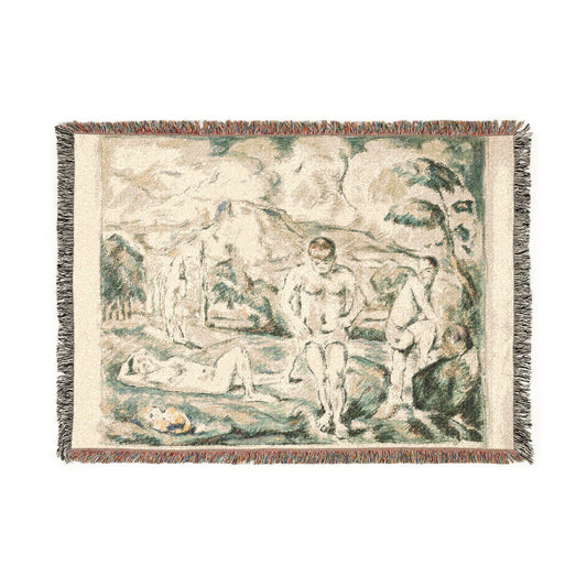Large Bathers — Cézanne Tapestry Blanket