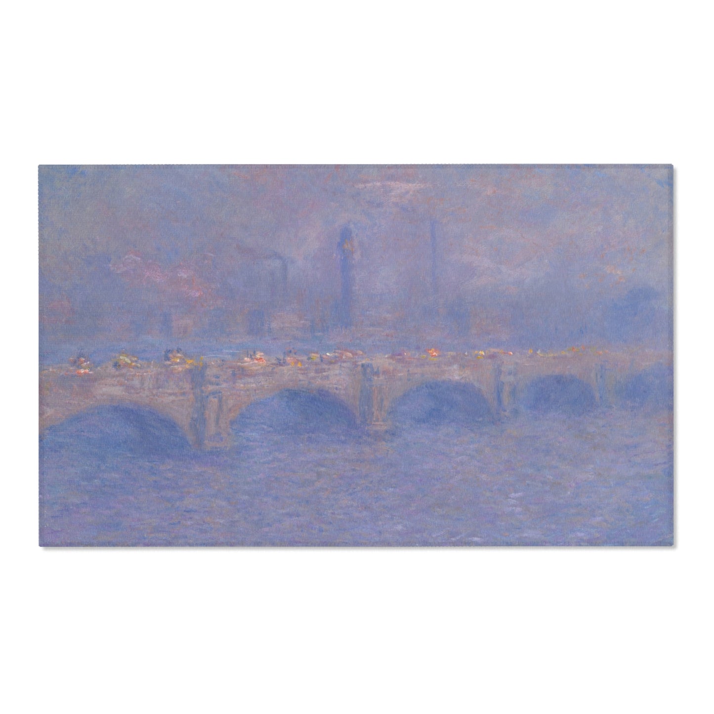 Claude Monet - Waterloo Bridge, Sunlight Effect | Area Rug