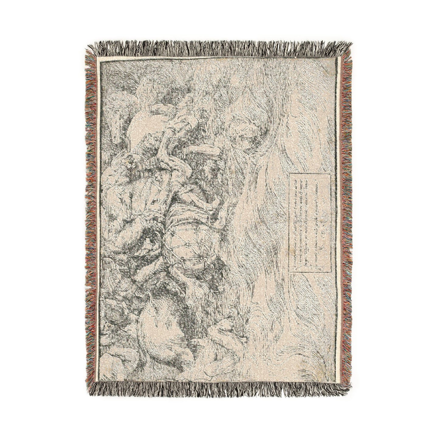 Titian - The Submersion of Pharaoh's Army in the Red Sea | Woven Tapestry Blanket