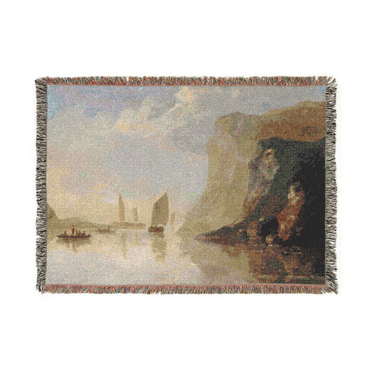 View on the Rhine — Cuyp Tapestry Blanket